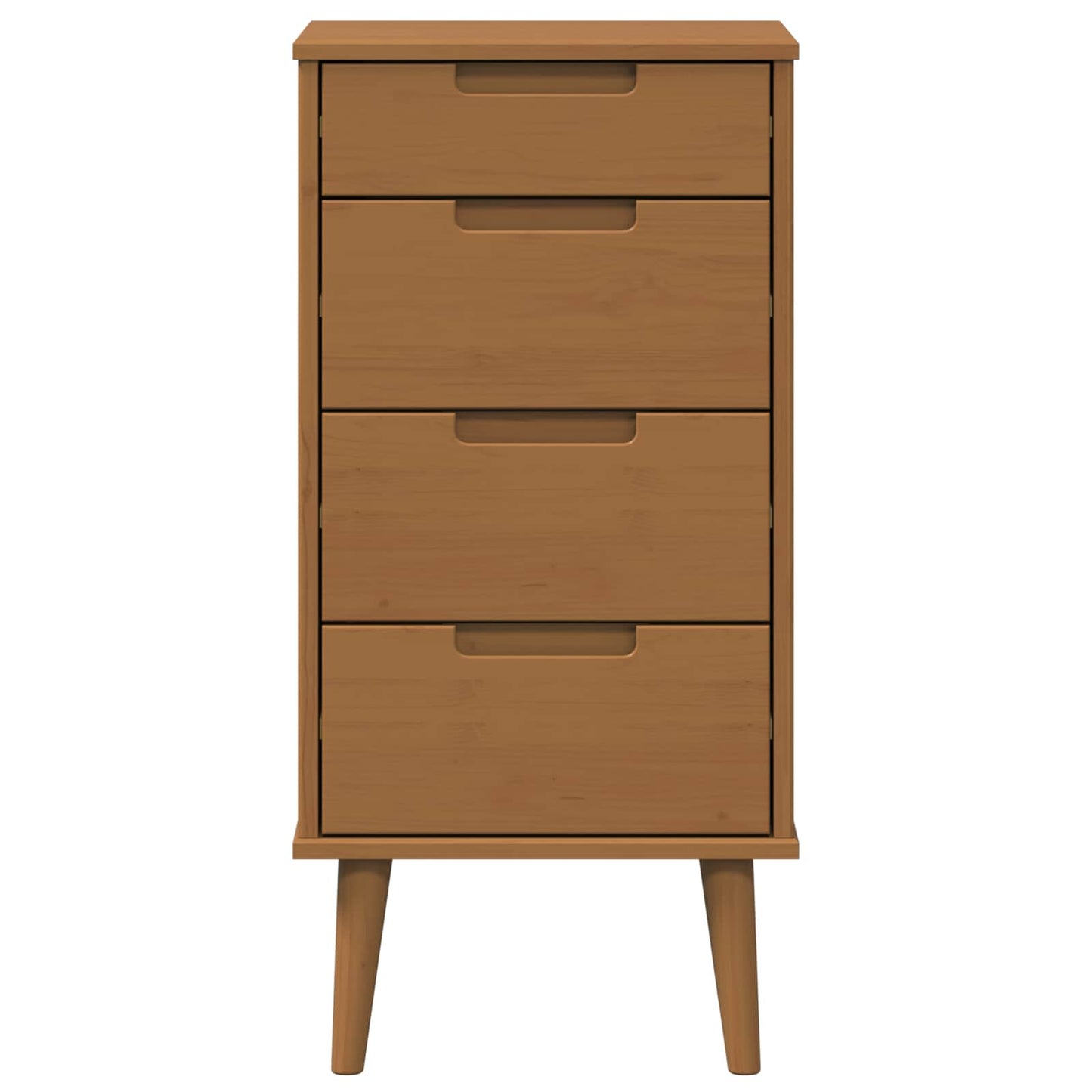 Ladekast MOLDE Caramel 40 x 35 x 82 cm Massief grenenhout