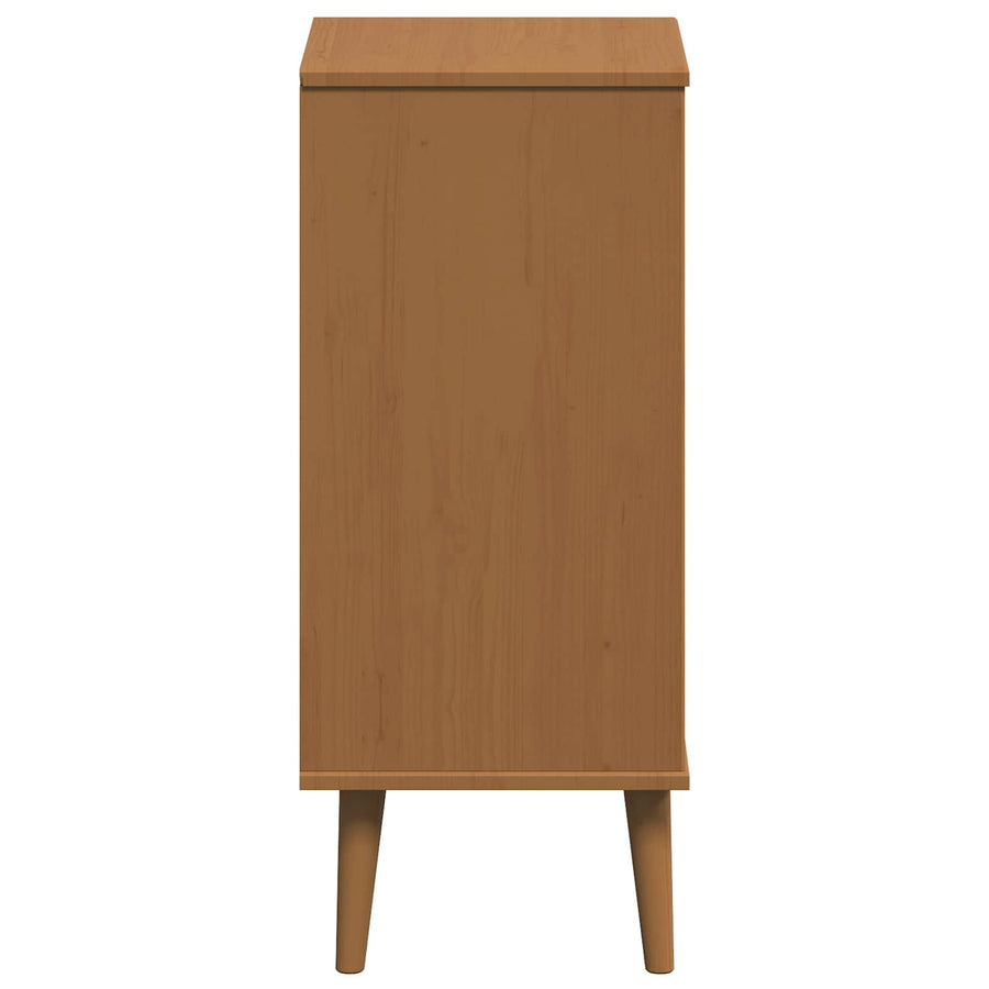 Ladekast MOLDE Caramel 40 x 35 x 82 cm Massief grenenhout
