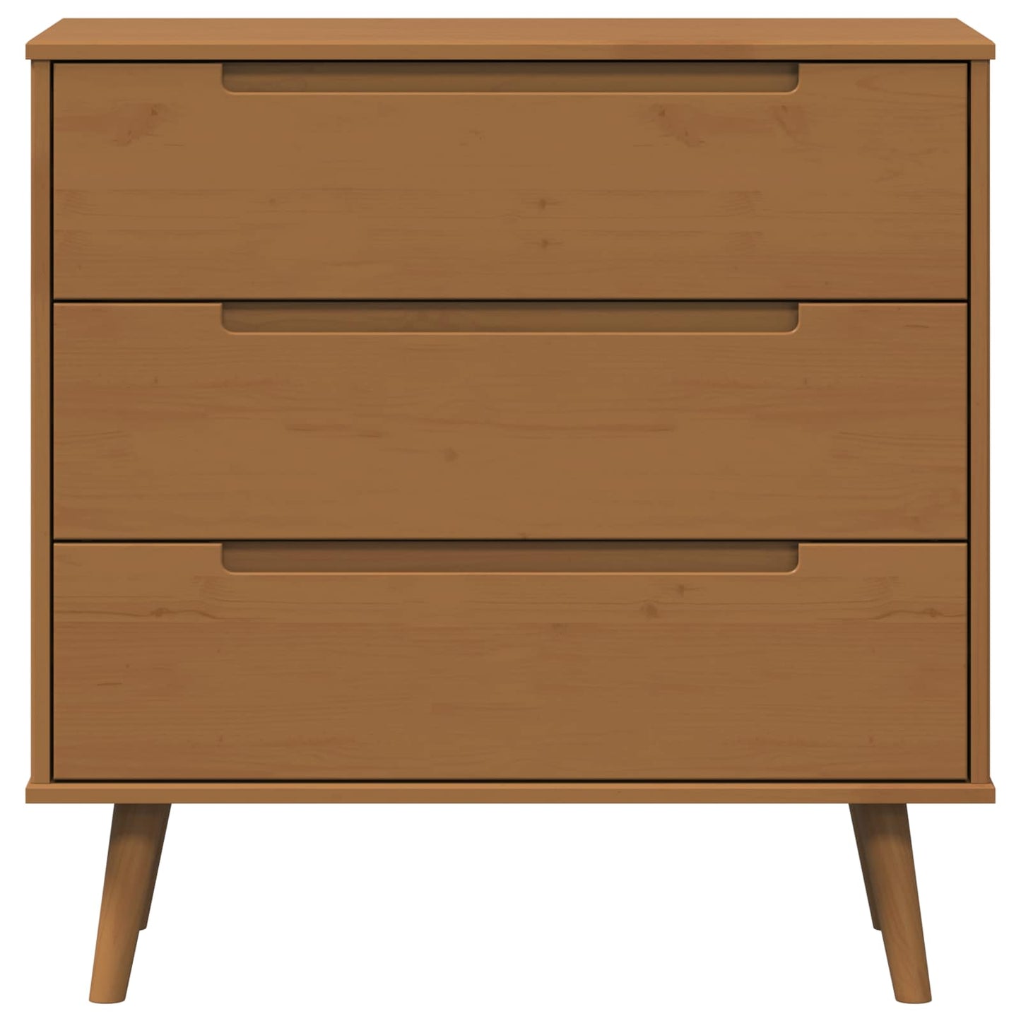Ladekast MOLDE Caramel 80 x 40 x 80 cm Massief grenenhout