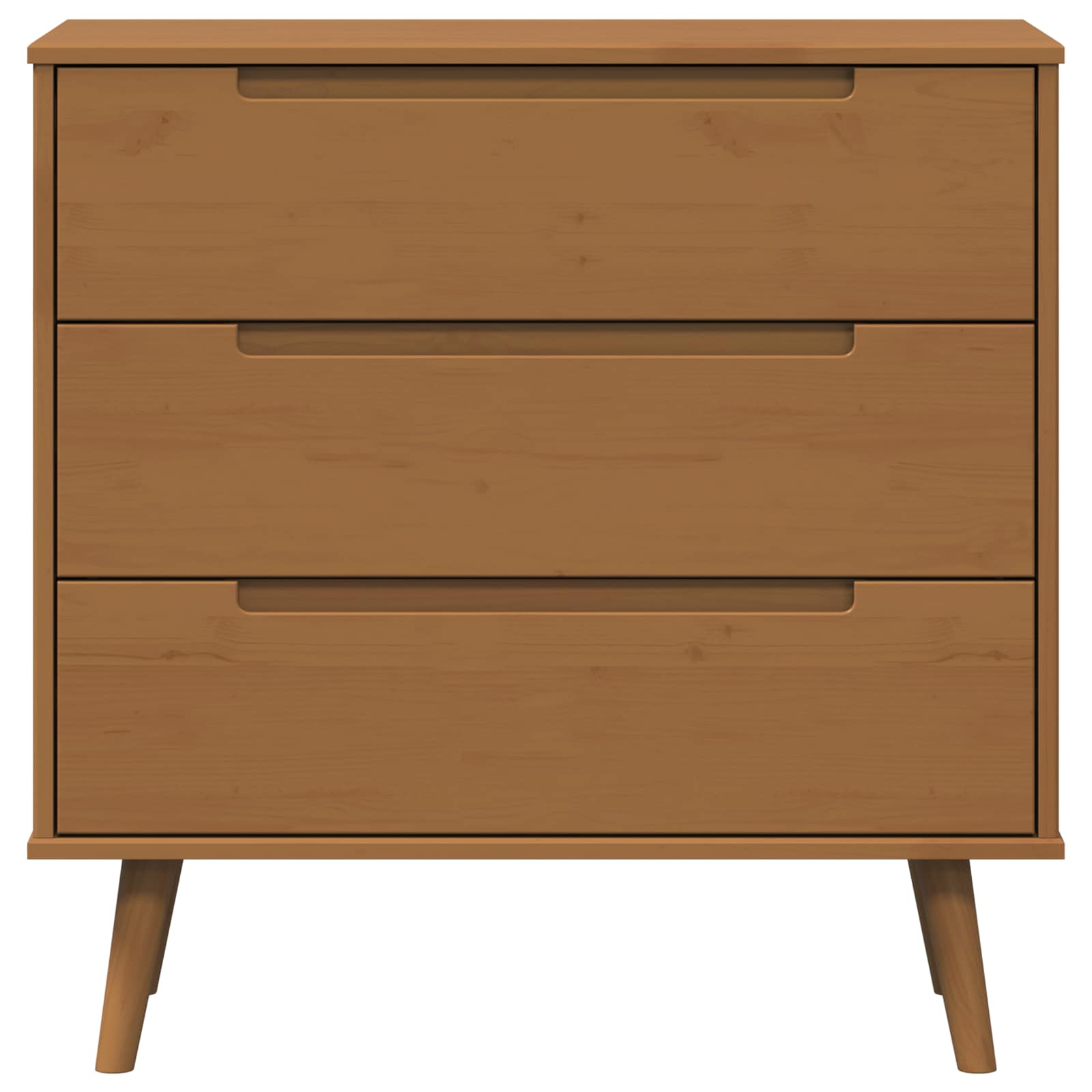 Ladekast MOLDE Caramel 80 x 40 x 80 cm Massief grenenhout