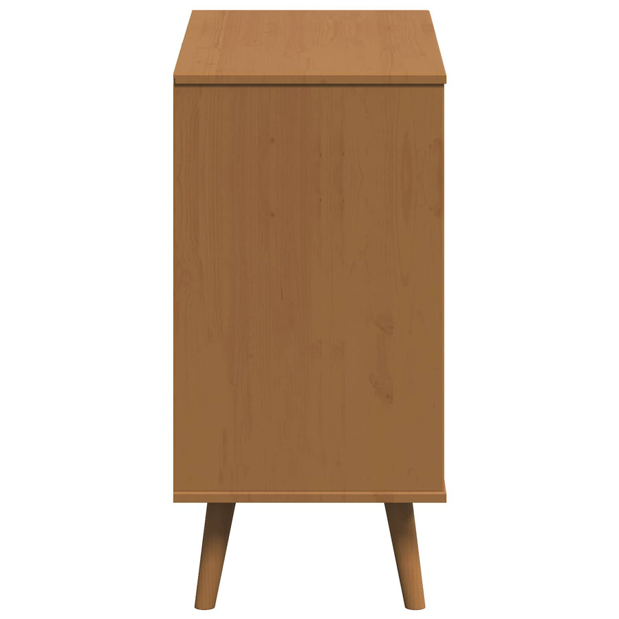 Ladekast MOLDE Caramel 80 x 40 x 80 cm Massief grenenhout