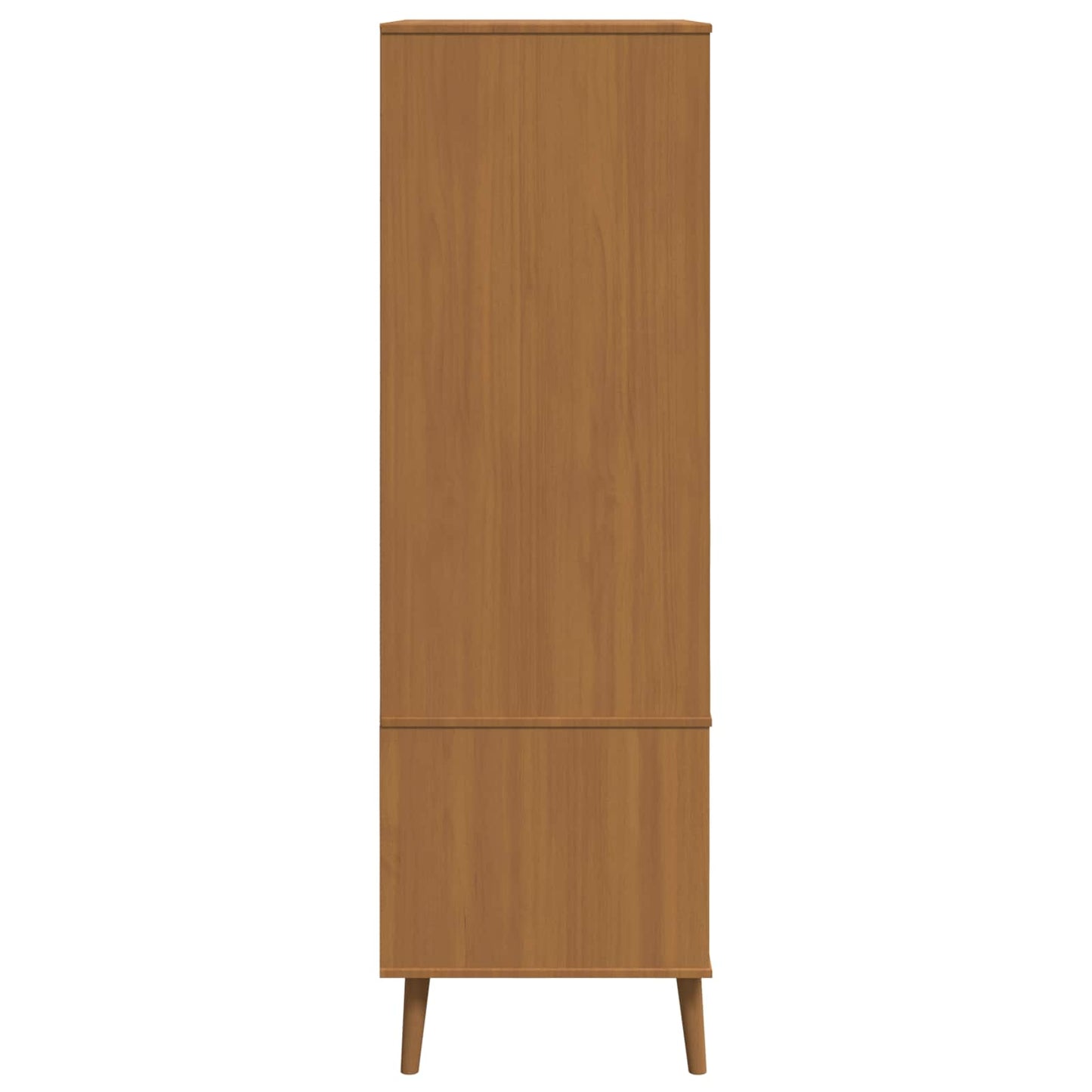 Kledingkast MOLDE Caramel 90 x 55 x 175 cm Massief grenenhout