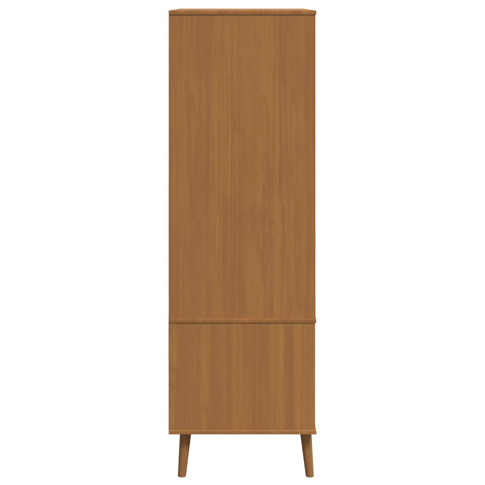 Kledingkast MOLDE Caramel 90 x 55 x 175 cm Massief grenenhout