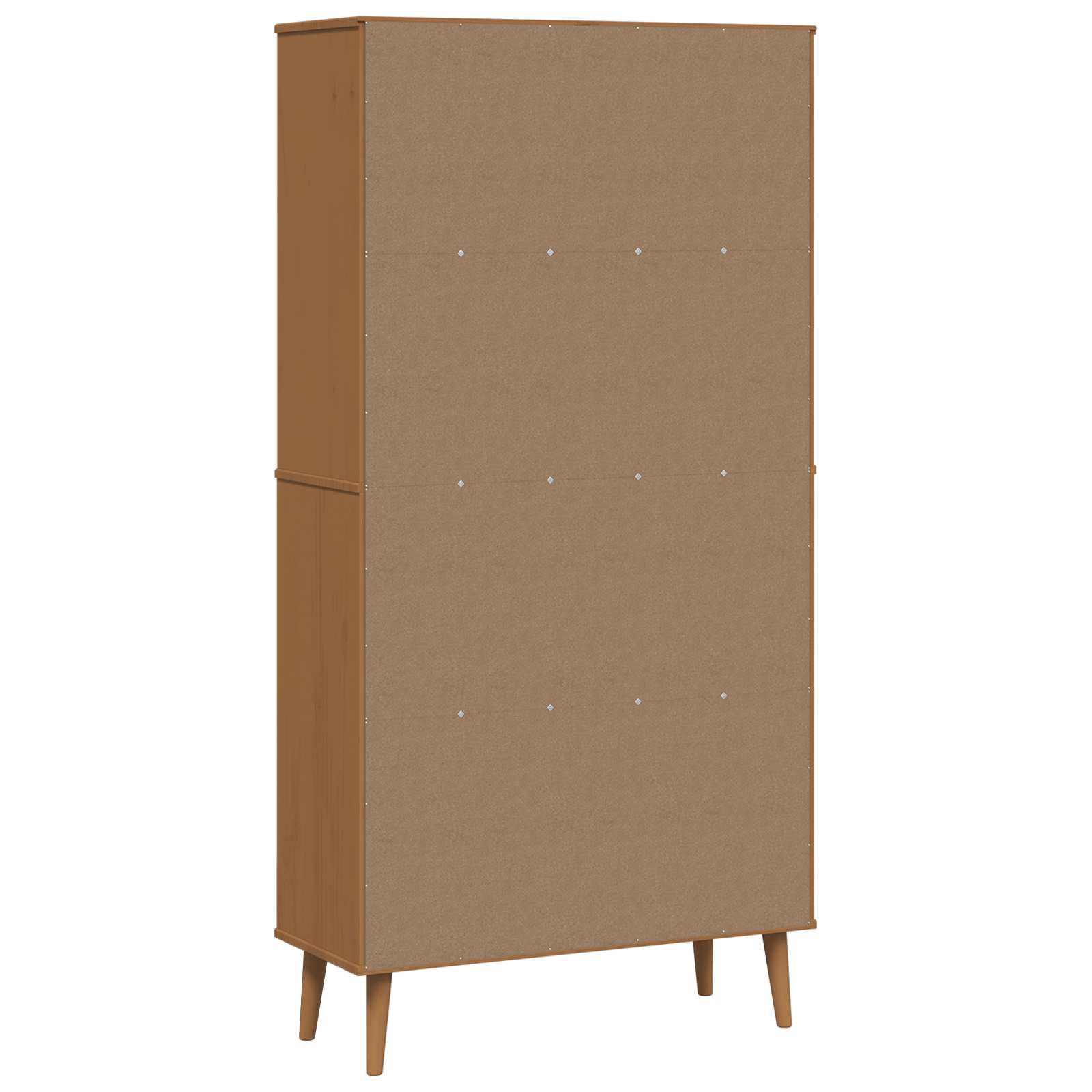 Boekenkast MOLDE 85 x 35 x 170,5 cm Massief grenenhout Caramel