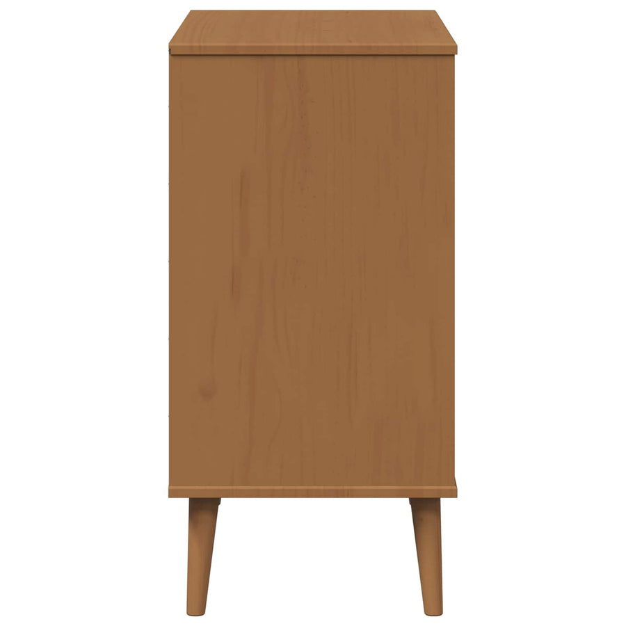 Dressoir MOLDE Caramel 90 x 40 x 80 cm