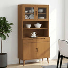 Hutch massief grenenhout 90x35x100 cm caramel