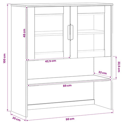Hutch Caramel 90 x 35 x 100 cm