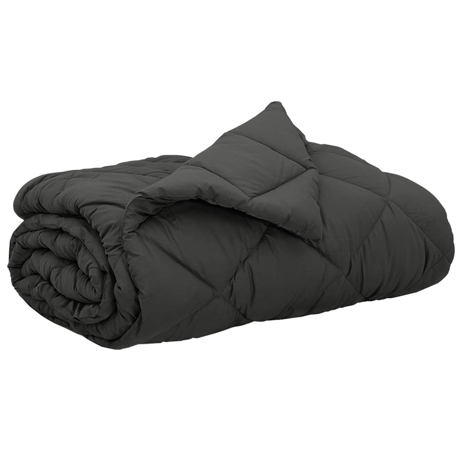 Zomerdekbed Antraciet 200 x 200 cm Microvezel