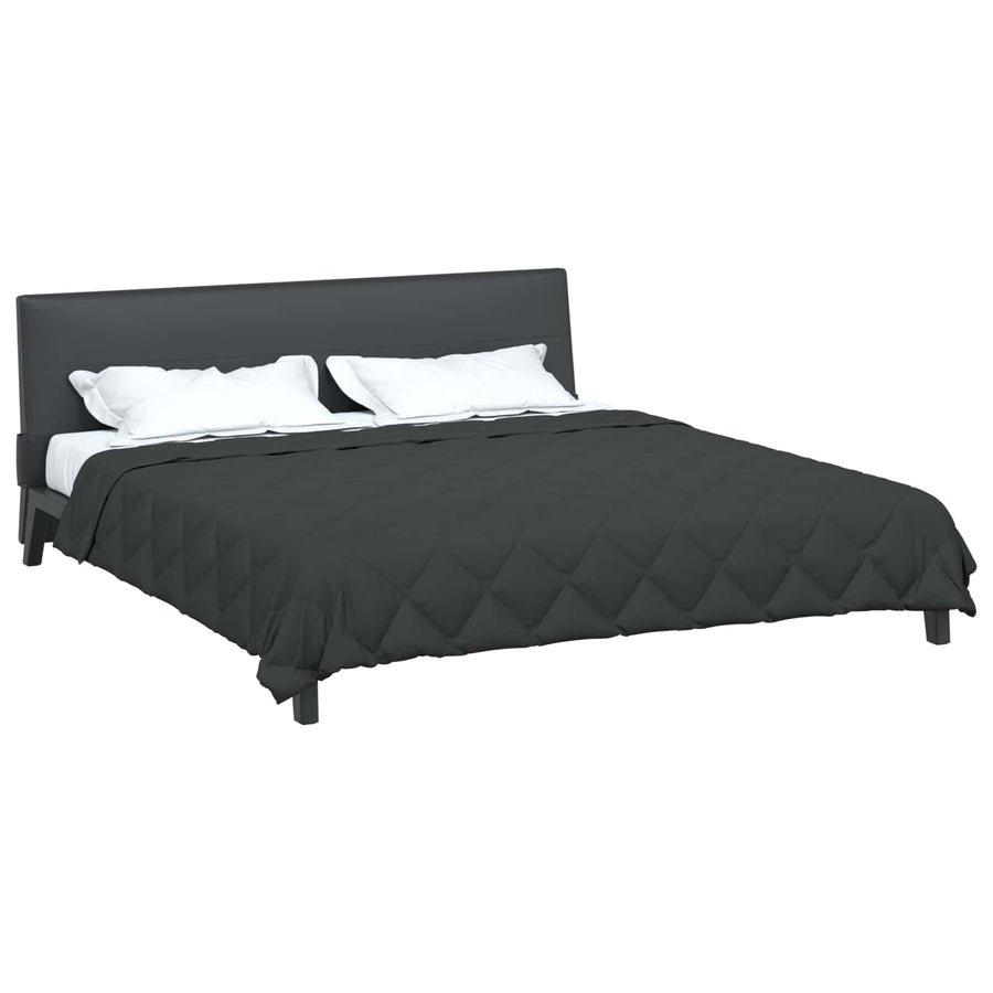 Zomerdekbed Antraciet 220 x 260 cm Microvezel