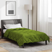 Zomerdekbed 200x140 cm groen microfiber