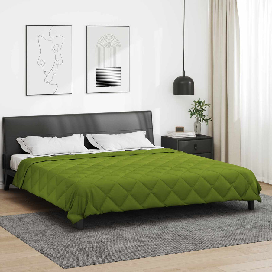 Zomerdekbed Groen 240 x 200 cm Microvezel