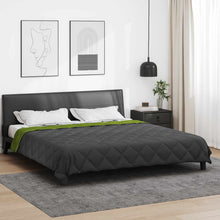 Zomer Dekbed Groen en Antraciet 220 x 260 cm Microfiber