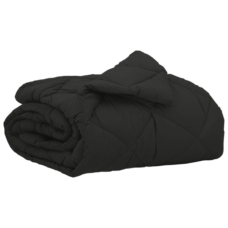 Zomerdekbed Zwart 200 x 135 cm Microvezel