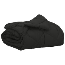 Zomerdekbed Zwart 220 x 155 cm Microvezel