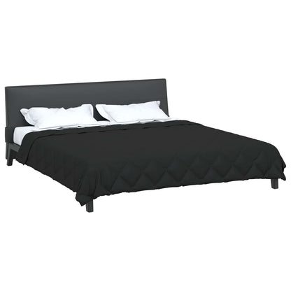 Zomerdekbed Zwart 240 x 260 cm Microvezel