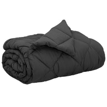 Vol jaar dekbed Antraciet 220 x 240 cm Microfiber