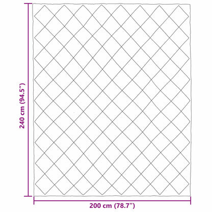 Vol jaar dekbed Groen 240 x 200 cm Microfiber