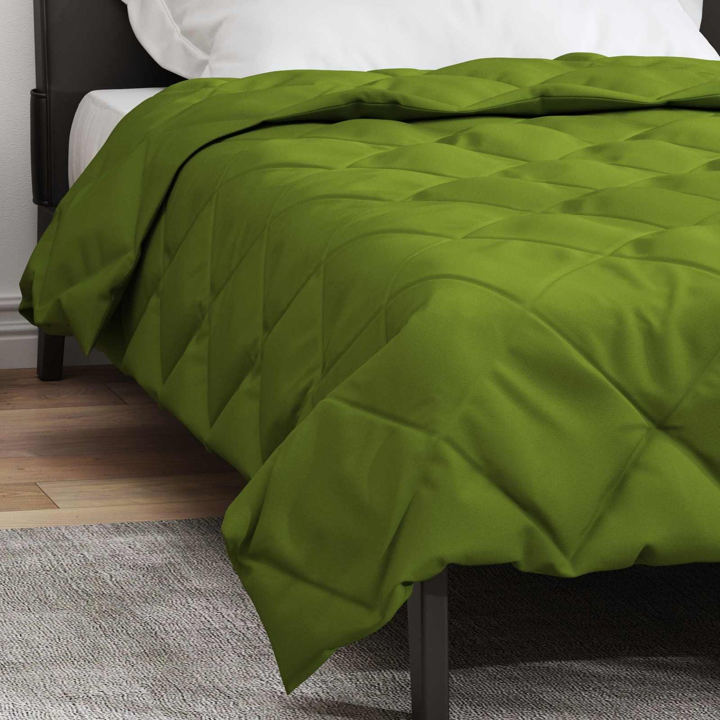 Vol jaar dekbed Groen 220 x 140 cm Microfiber