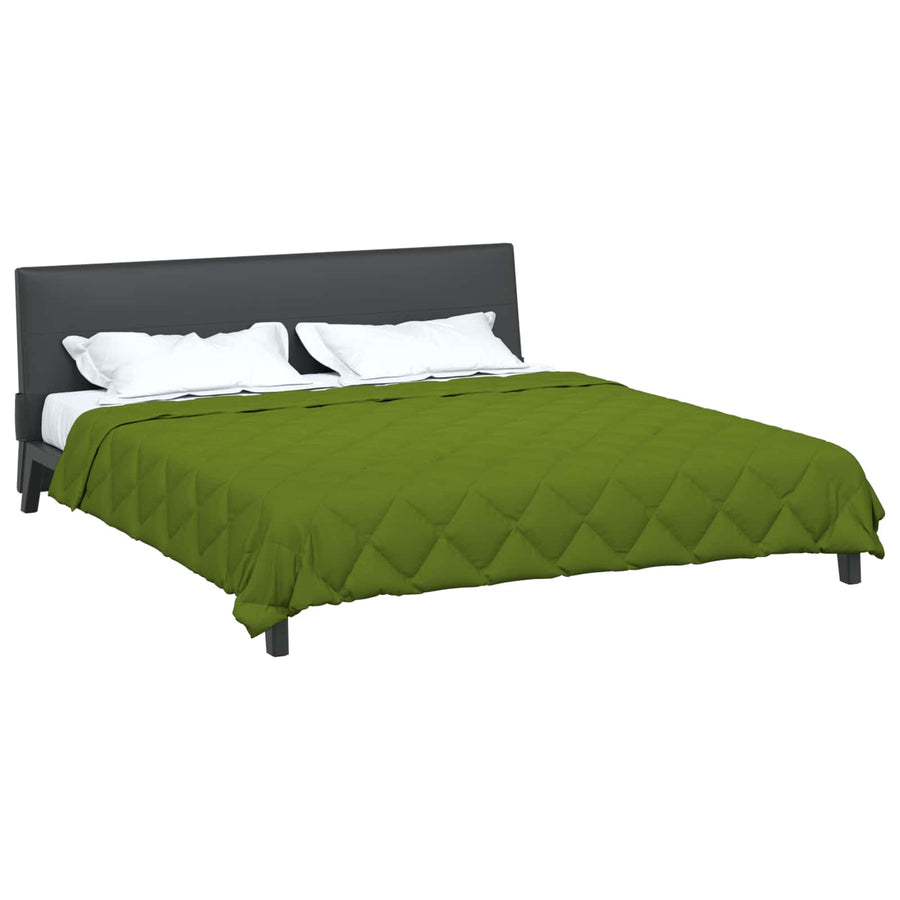 Vol jaar dekbed Groen 220 x 240 cm Microfiber