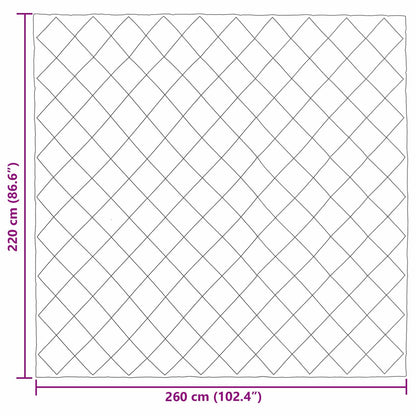 Vol jaar dekbed Groen 220 x 260 cm Microfiber