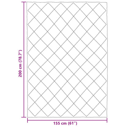 Vol jaar dekbed Taupe 200 x 155 cm Microfiber
