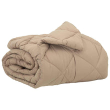 Vol jaar dekbed Taupe 220 x 135 cm Microfiber