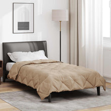 Vol jaar dekbed Taupe 220 x 155 cm Microfiber