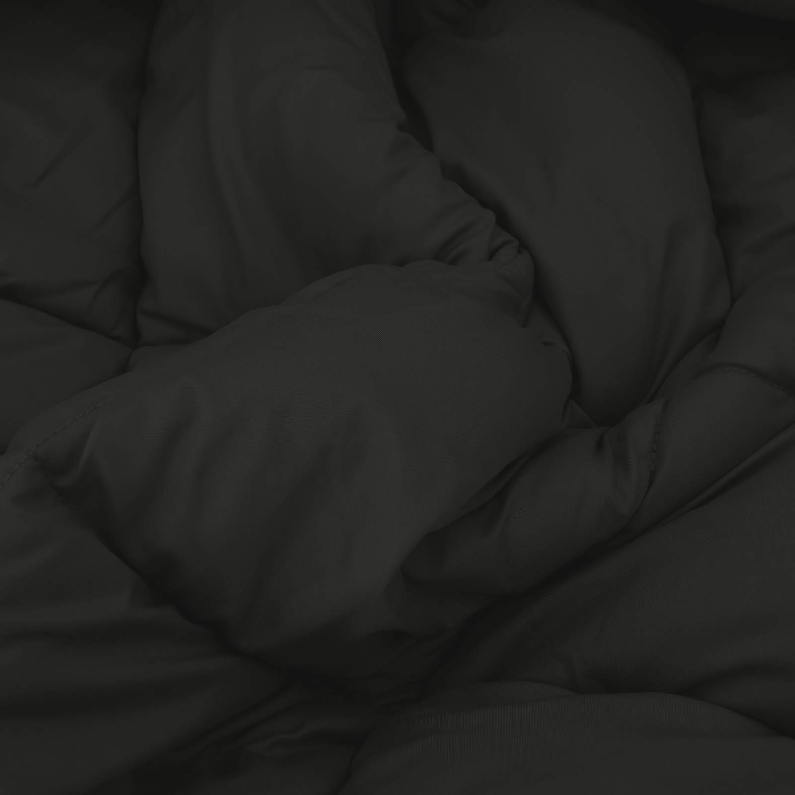 Vol jaar dekbed Zwart 220 x 155 cm Microfiber