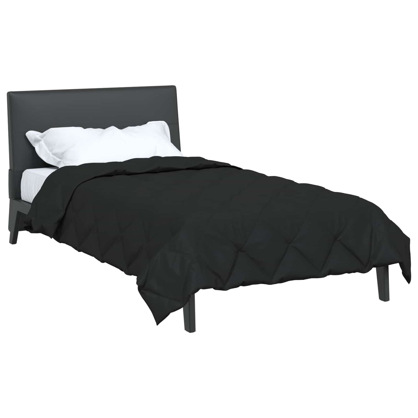 Vol jaar dekbed Zwart 220 x 155 cm Microfiber
