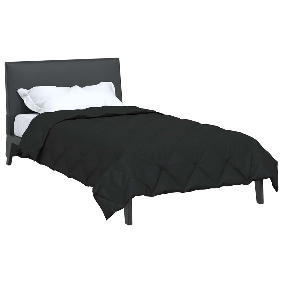 Vol jaar dekbed Zwart 220 x 155 cm Microfiber