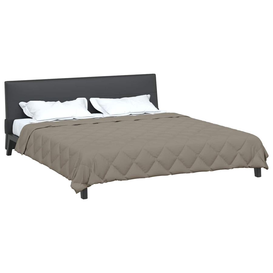 Vol jaar dekbed Lichtgrijs 240 x 200 cm Microfiber