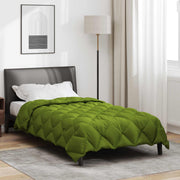Dekbed 155 x 220 cm groen microfiber