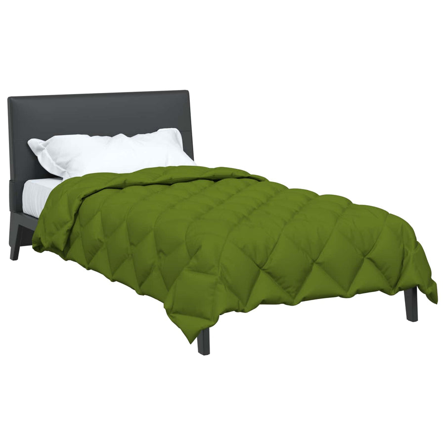 Winter Dekbed Groen 220 x 140 cm Microfiber