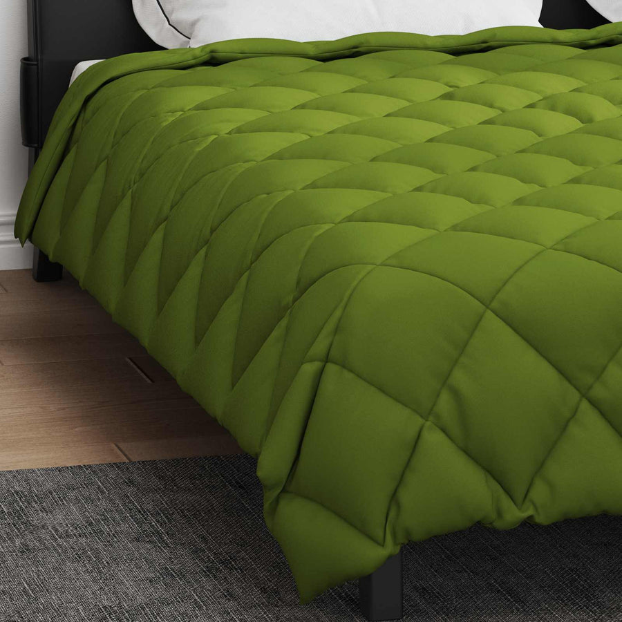 Winter Dekbed Groen 220 x 260 cm Microfiber