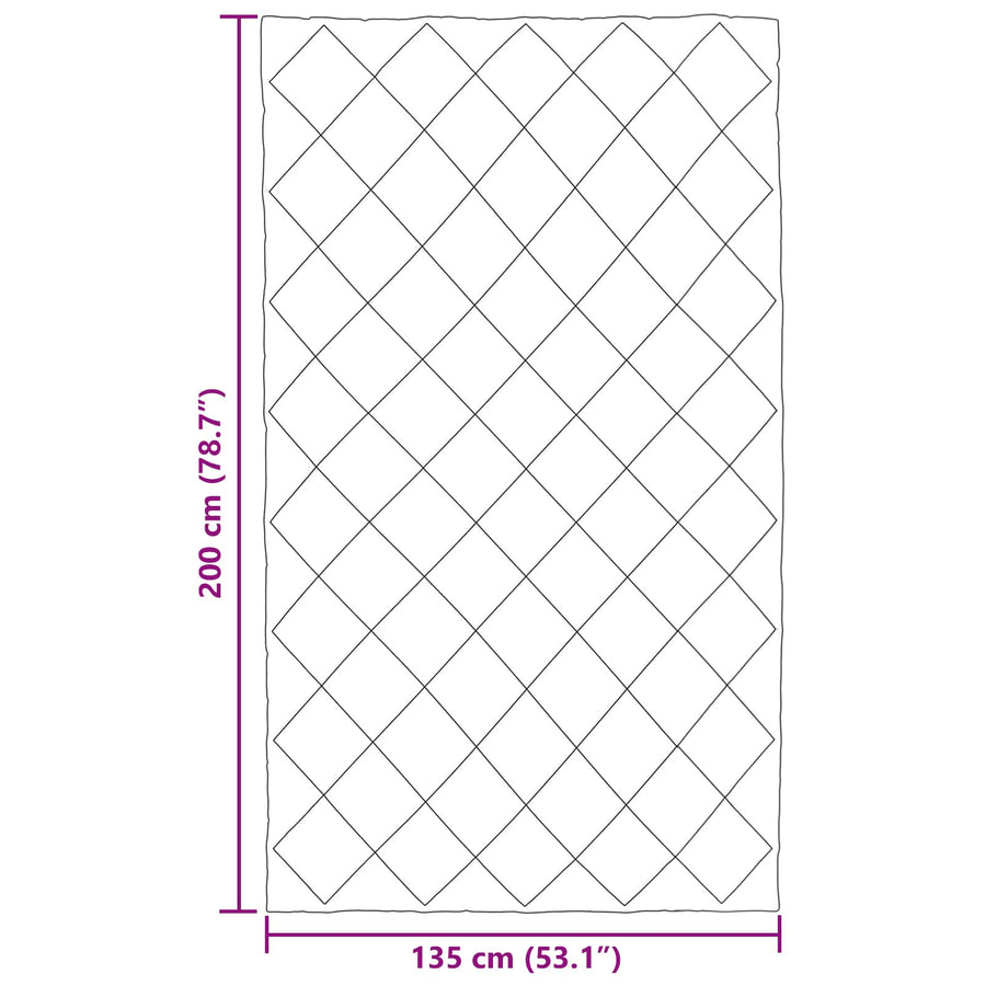 Winter Dekbed Taupe 200 x 135 cm Microfiber