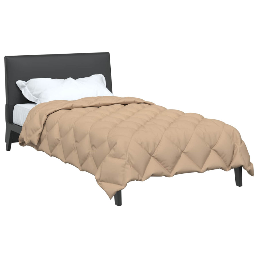 Winter Dekbed Taupe 200 x 140 cm Microfiber