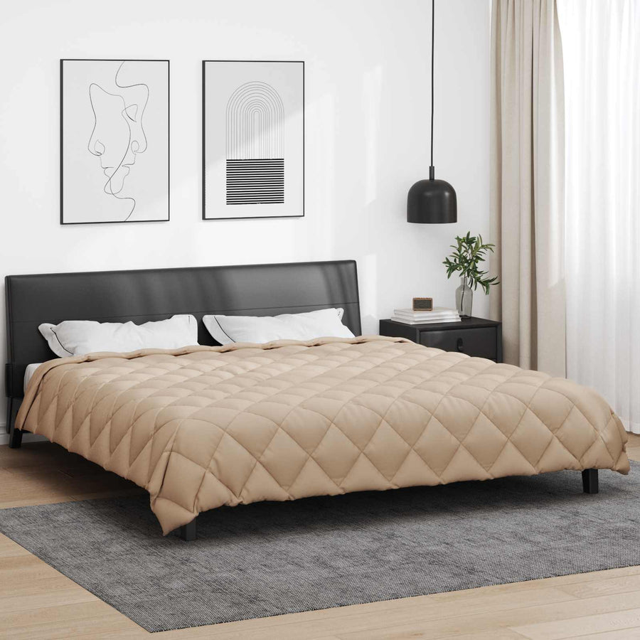 Winter Dekbed Taupe 220 x 200 cm Microfiber