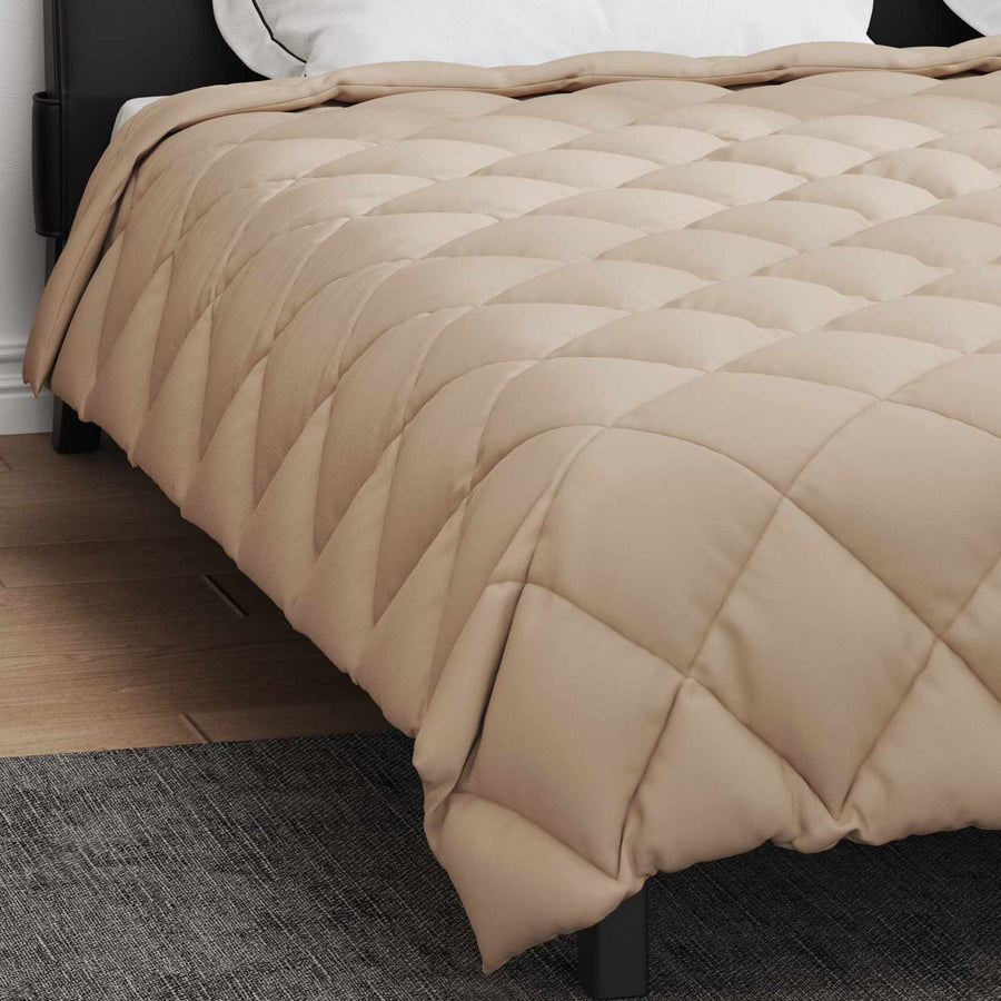 Winter Dekbed Taupe 240 x 260 cm Microfiber