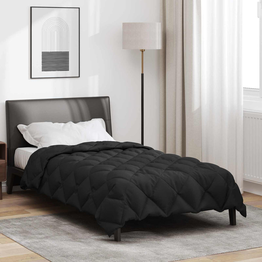 Winter Dekbed Zwart 200 x 140 cm Microfiber
