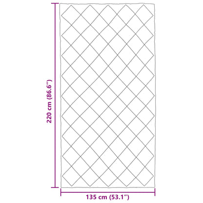 Winter Dekbed Zwart en Taupe 220 x 135 cm Microfiber