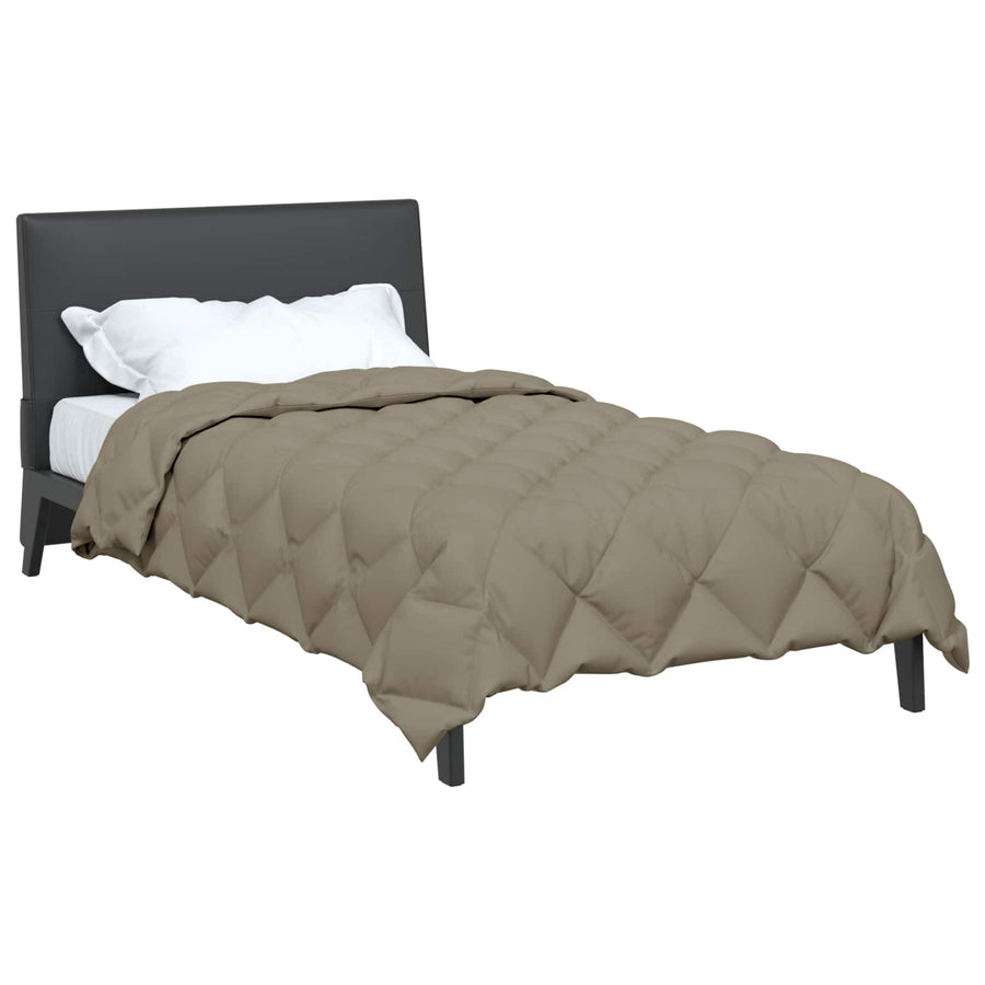 Winter Dekbed Lichtgrijs 200 x 155 cm Microfiber
