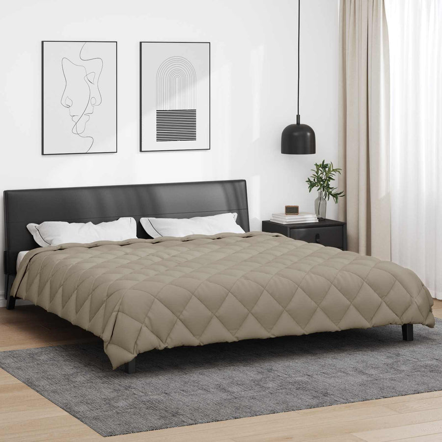 Winter Dekbed Lichtgrijs 240 x 200 cm Microfiber