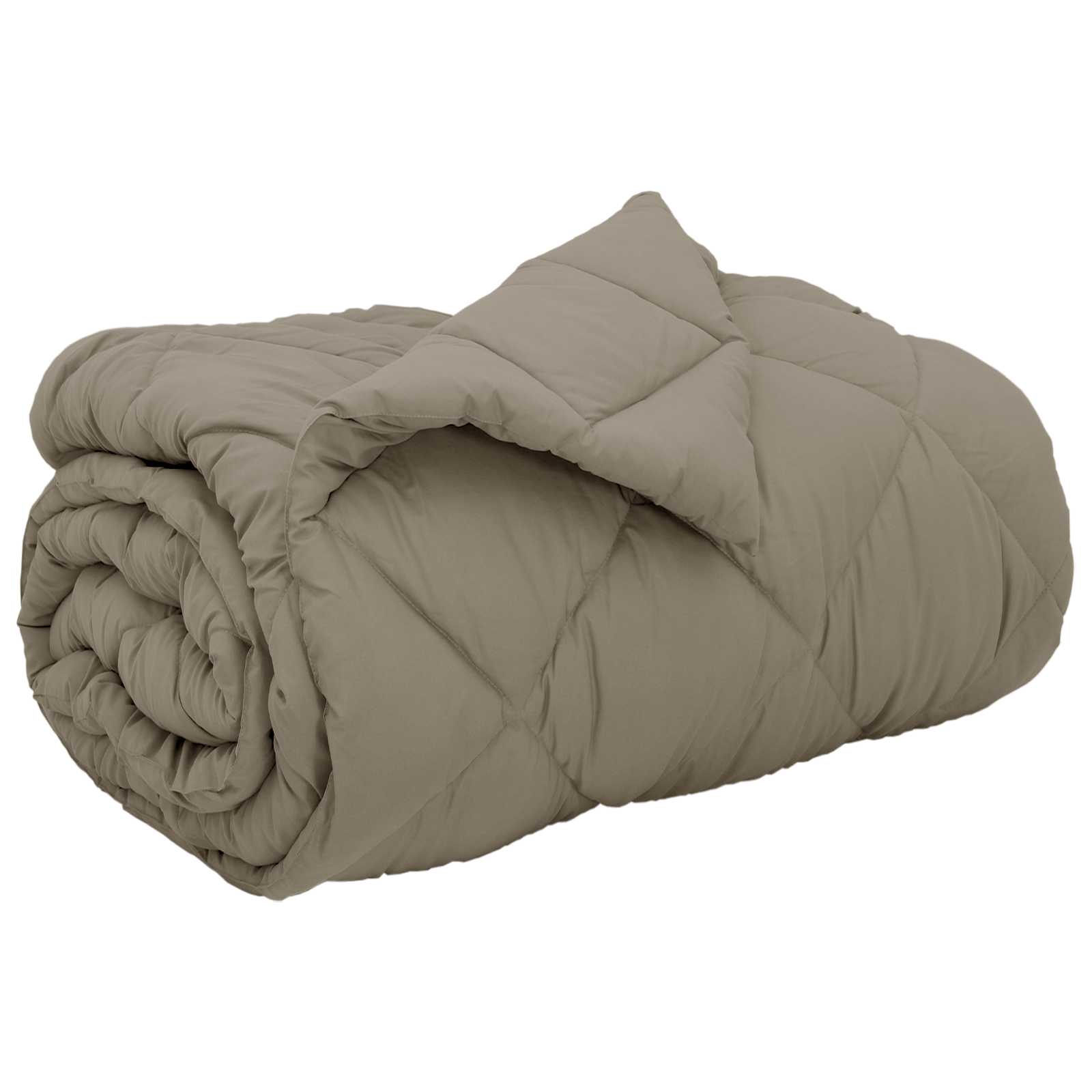 Winter Dekbed Lichtgrijs 220 x 135 cm Microfiber
