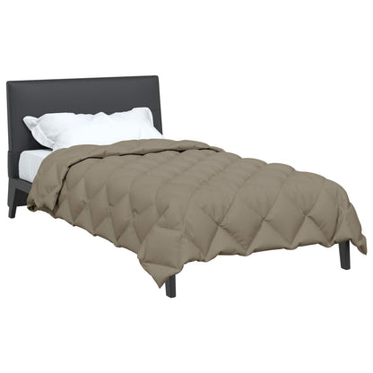 Winter Dekbed Lichtgrijs 220 x 140 cm Microfiber