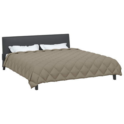 Winter Dekbed Lichtgrijs 220 x 200 cm Microfiber