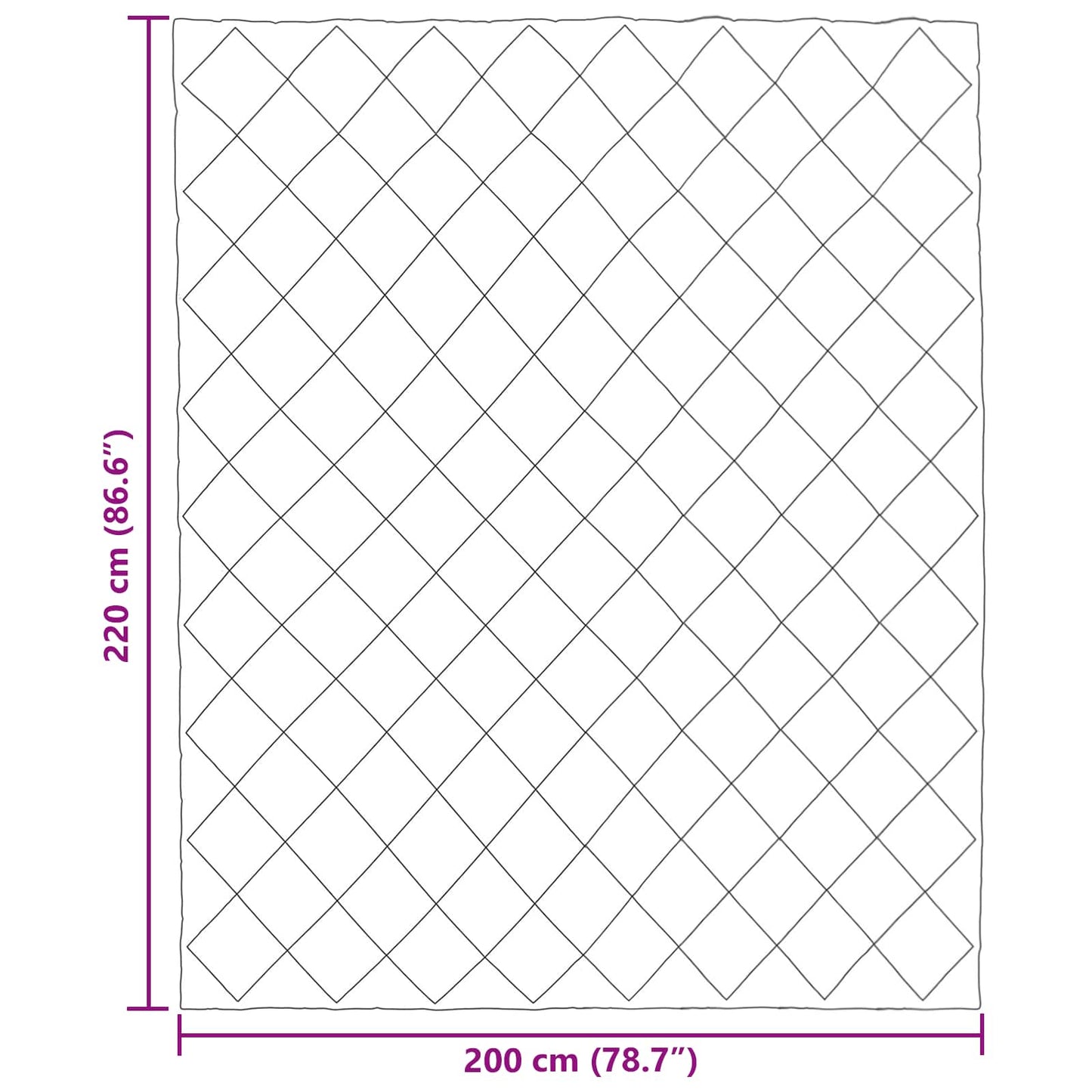 Winter Dekbed Lichtgrijs 220 x 200 cm Microfiber