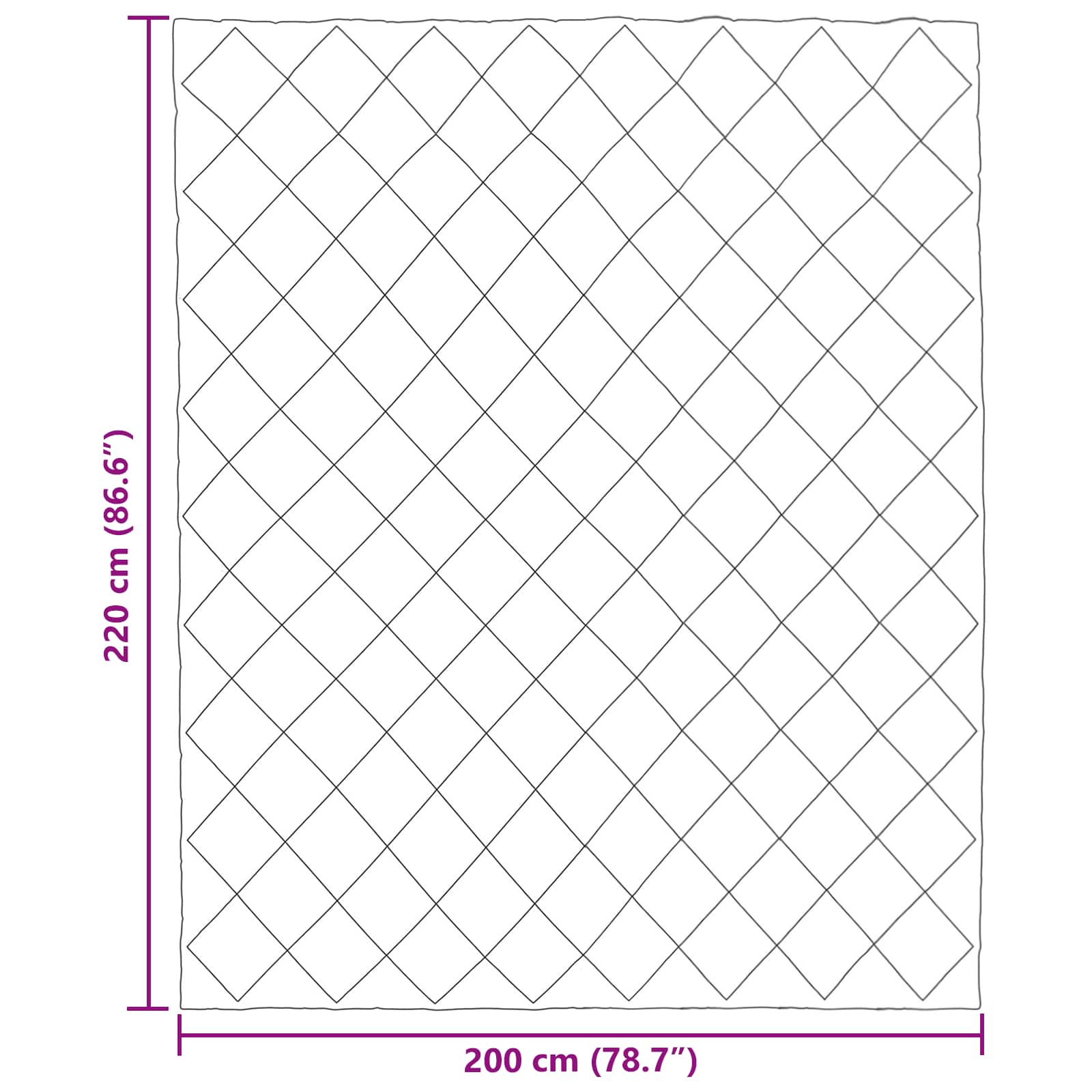 Winter Dekbed Lichtgrijs 220 x 200 cm Microfiber