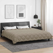Dekbed winter 240x260 cm microfiber lichtgrijs