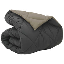 Winter Dekbed Lichtgrijs en Antraciet 200 x 140 cm Microfiber