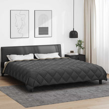 Winter Dekbed Lichtgrijs en Antraciet 240 x 260 cm Microfiber